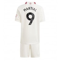 Otroški Nogometni dresi Manchester United Anthony Martial #9 Tretji 2023-24 Kratek Rokav (+ Kratke hlače)